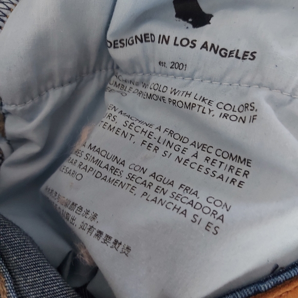 AG Adriano Goldschmied Everett SLIM STRAIGHT Blue Jeans Size 40 x 34 - Picture 11 of 11